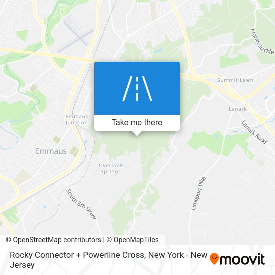 Rocky Connector + Powerline Cross map