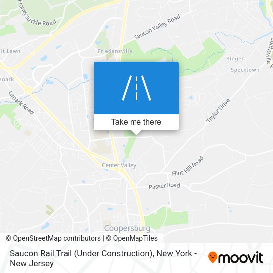 Saucon Rail Trail (Under Construction) map