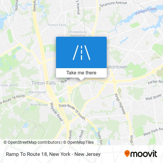Mapa de Ramp To Route 18