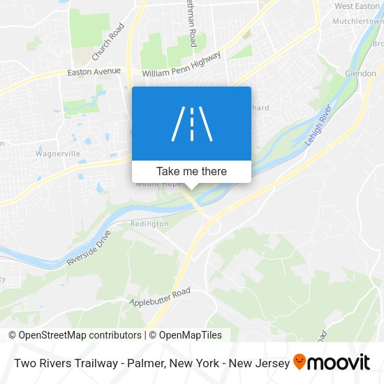 Two Rivers Trailway - Palmer map