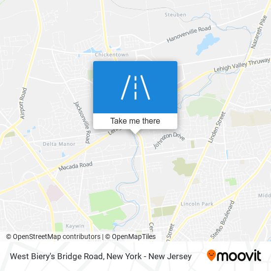 Mapa de West Biery's Bridge Road