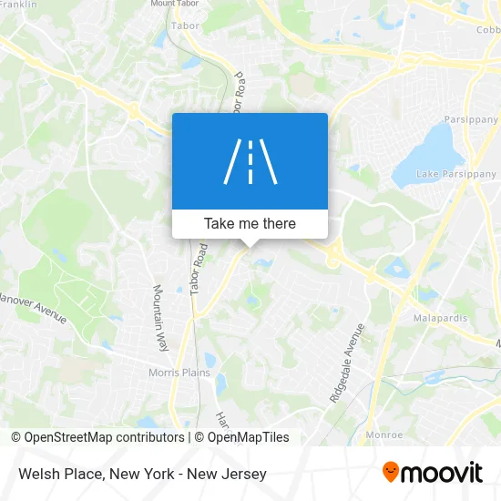 Welsh Place map