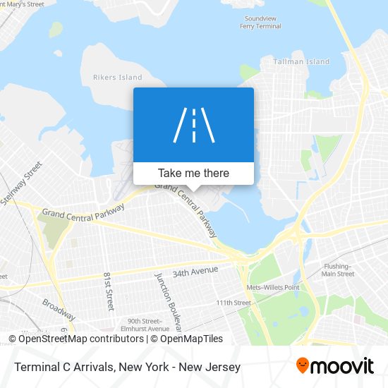 Mapa de Terminal C Arrivals