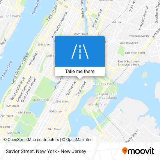 Savior Street map