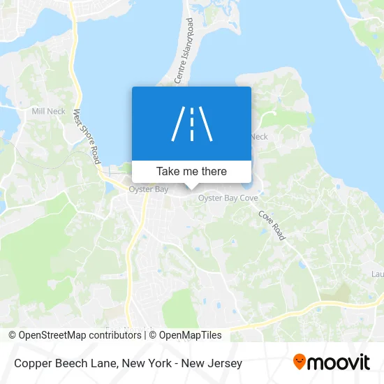 Copper Beech Lane map