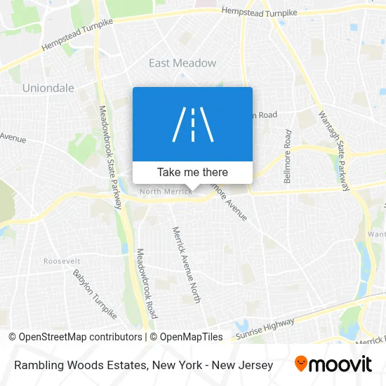 Rambling Woods Estates map