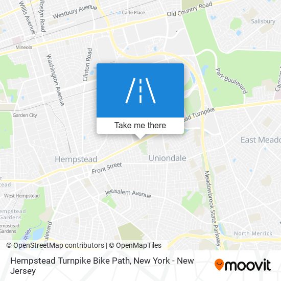 Mapa de Hempstead Turnpike Bike Path