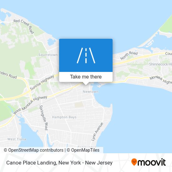 Mapa de Canoe Place Landing