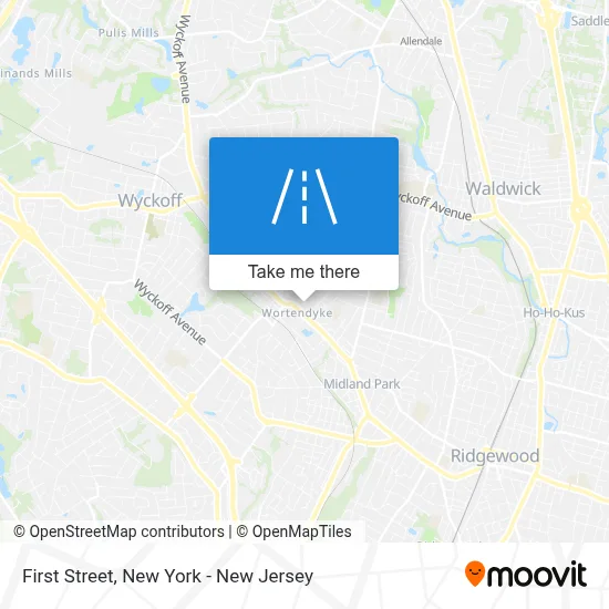 First Street map
