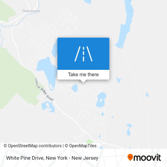 White Pine Drive map