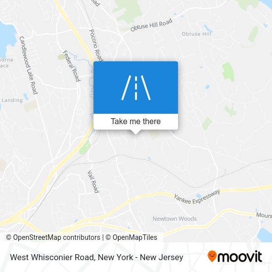 West Whisconier Road map