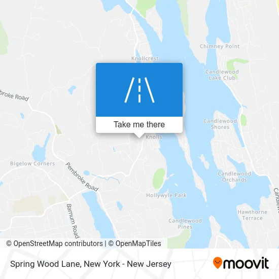 Spring Wood Lane map