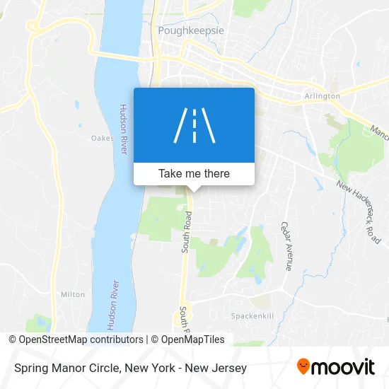 Spring Manor Circle map