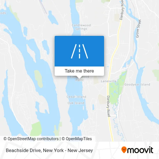 Beachside Drive map