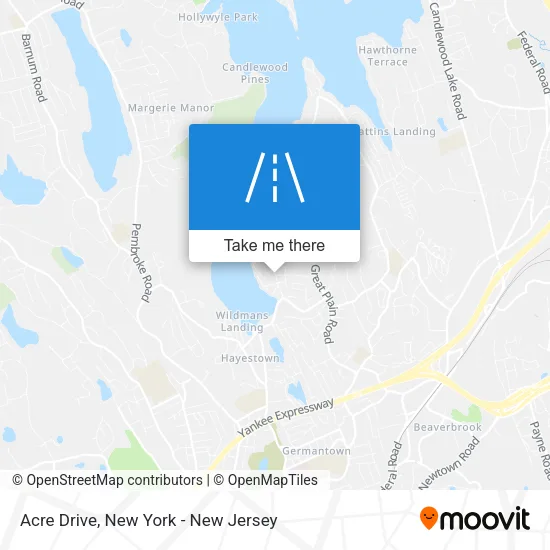 Acre Drive map