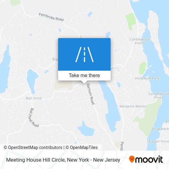 Meeting House Hill Circle map