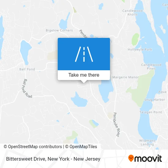 Bittersweet Drive map