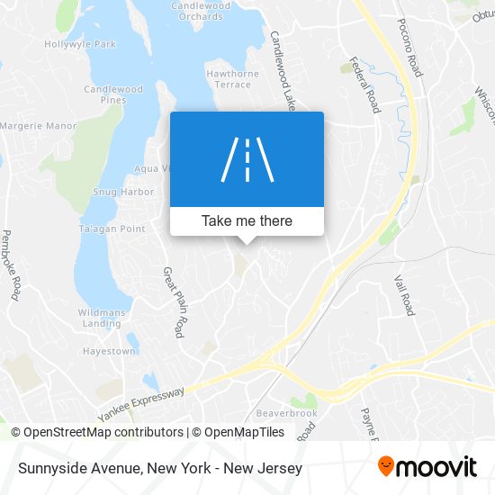Mapa de Sunnyside Avenue