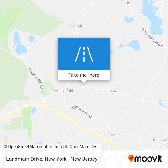 Mapa de Landmark Drive