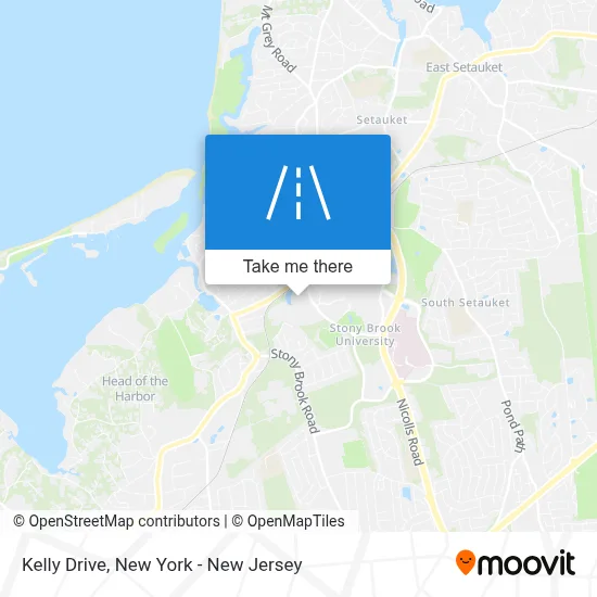 Kelly Drive map