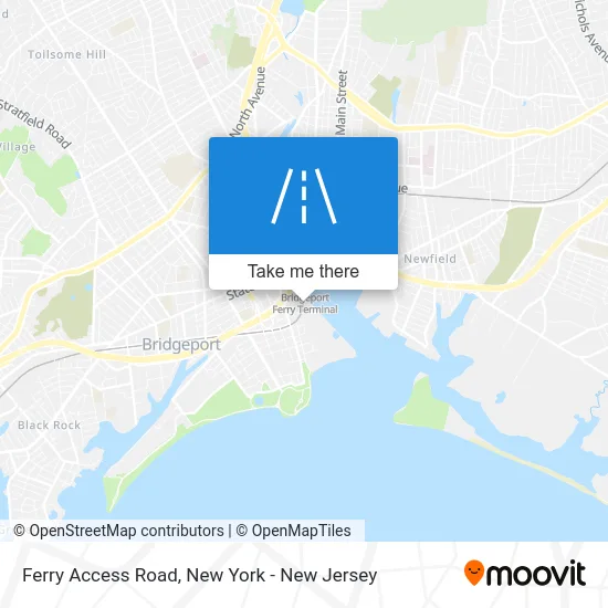 Ferry Access Road map