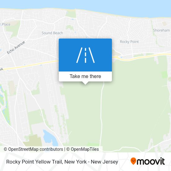 Mapa de Rocky Point Yellow Trail