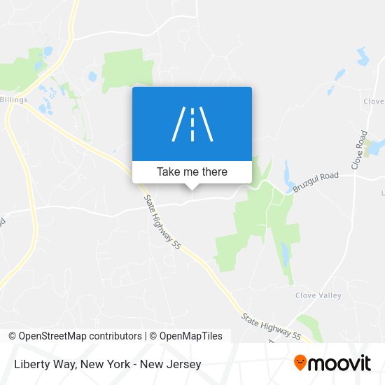 Mapa de Liberty Way