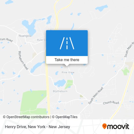 Henry Drive map