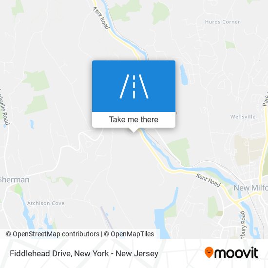 Fiddlehead Drive map