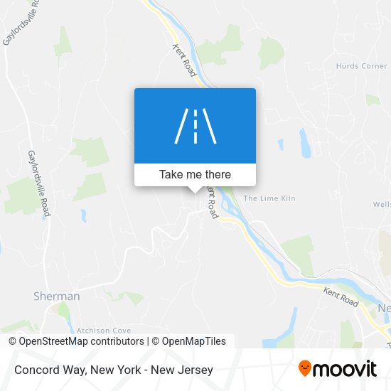 Concord Way map