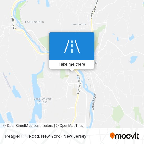 Peagler Hill Road map