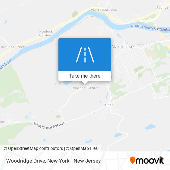 Mapa de Woodridge Drive