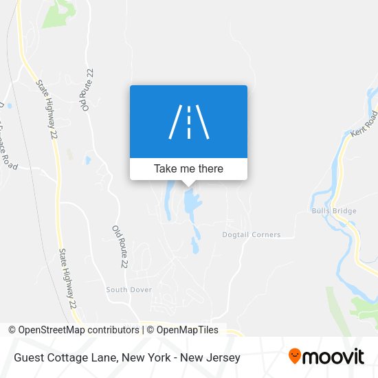 Mapa de Guest Cottage Lane