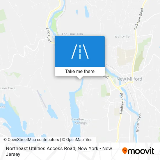 Northeast Utilities Access Road map