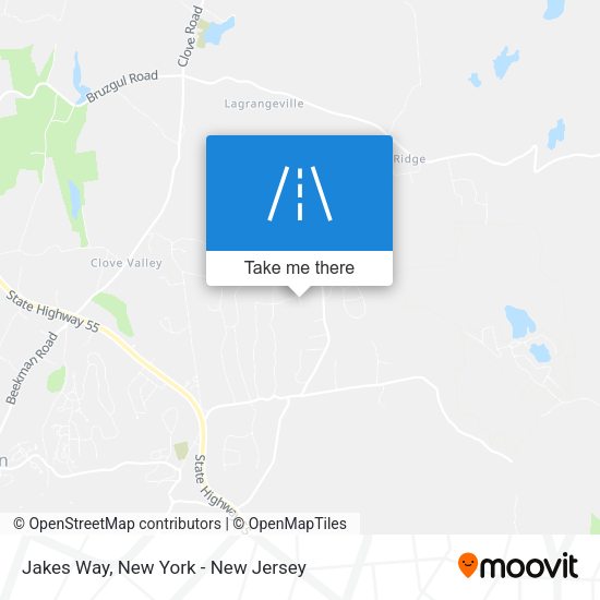 Jakes Way map