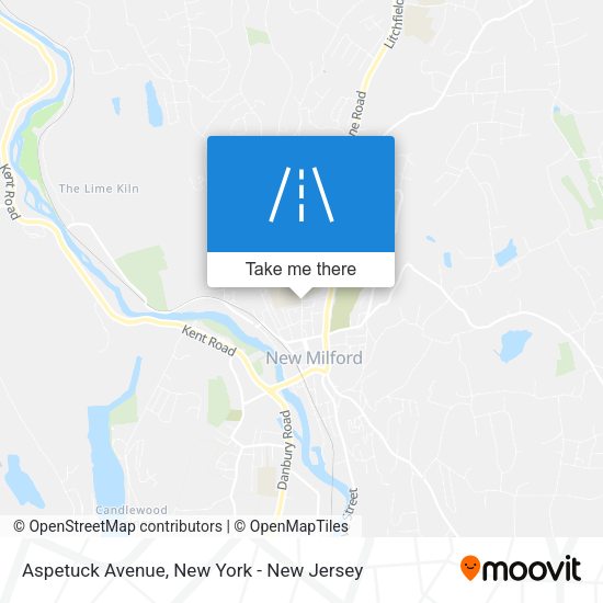 Mapa de Aspetuck Avenue