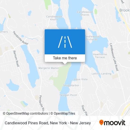 Mapa de Candlewood Pines Road