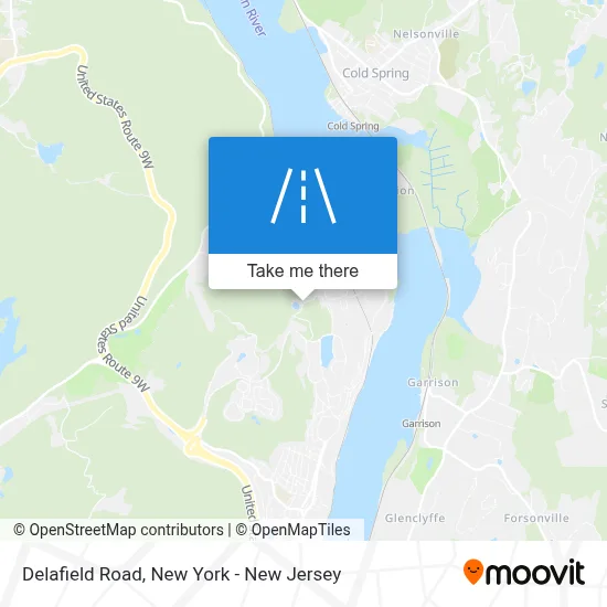 Delafield Road map