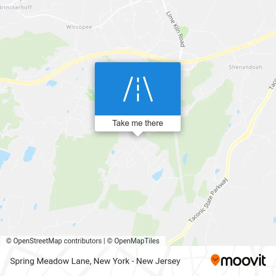 Spring Meadow Lane map