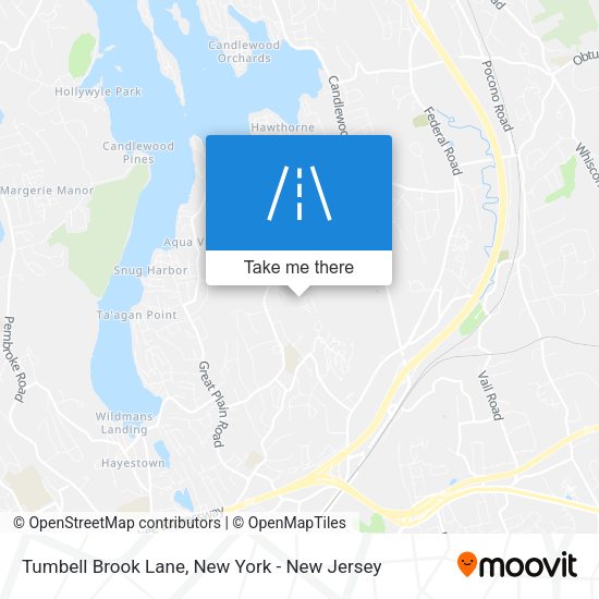Mapa de Tumbell Brook Lane