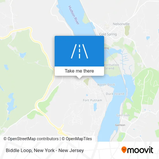 Biddle Loop map