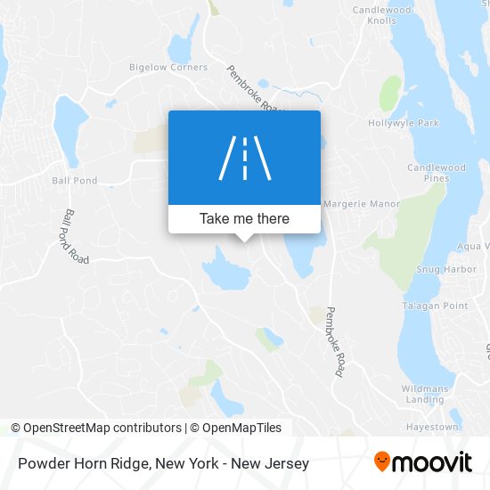 Powder Horn Ridge map