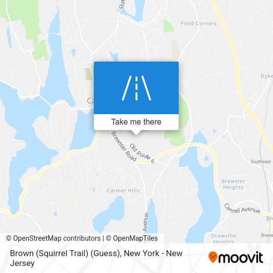Mapa de Brown (Squirrel Trail) (Guess)