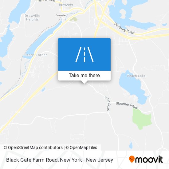 Mapa de Black Gate Farm Road