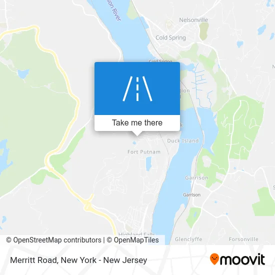 Merritt Road map