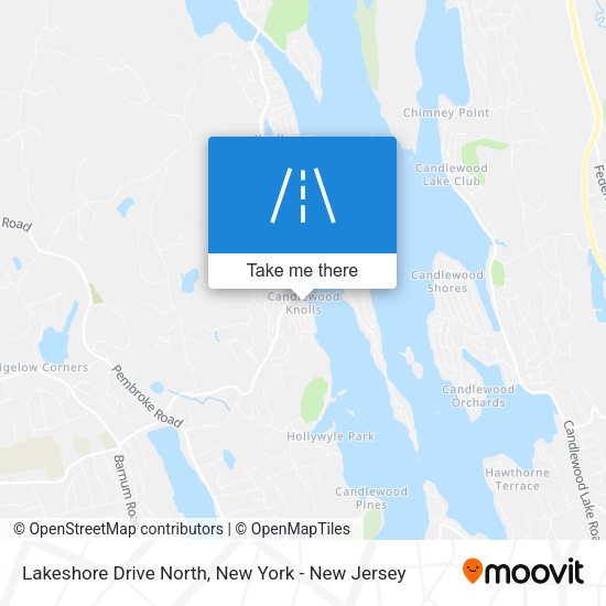 Mapa de Lakeshore Drive North