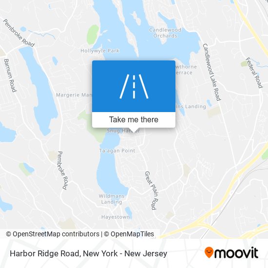 Harbor Ridge Road map