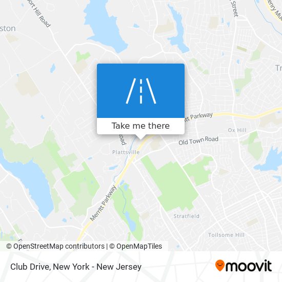 Club Drive map