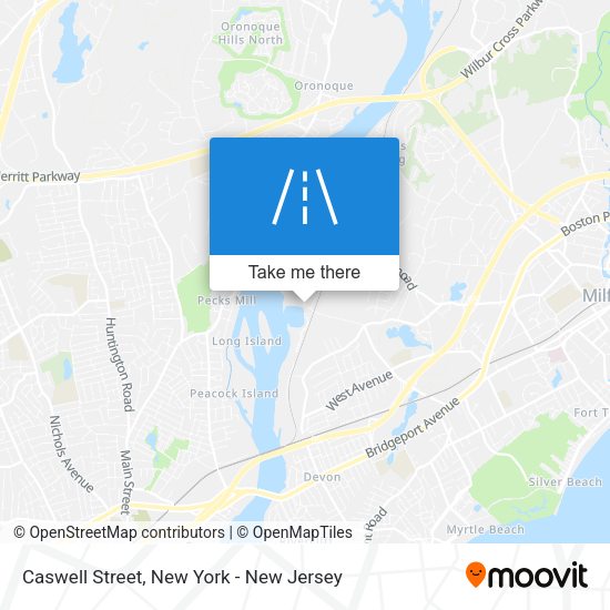 Mapa de Caswell Street