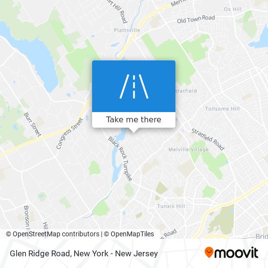 Glen Ridge Road map